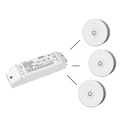 Telecomando Mini Dimmer Portatile O Fisso RF 2.4GHz Rotondo Mono Canale Magnetico Compatibile Con Alimentatore Skydance