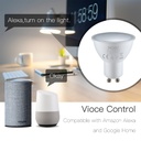 Smart Lampada Faretto Led GU10 5W WiFi RGB CCT Dimmerabile APP Compatible Amazon Alexa Google Home