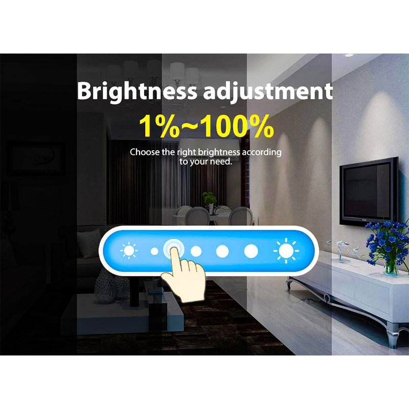 Led Dimmer Con Pulsante Memoria 12V 24V 6A WiFi Smart Per Striscia Led Compatibile Con Alexa Google Home