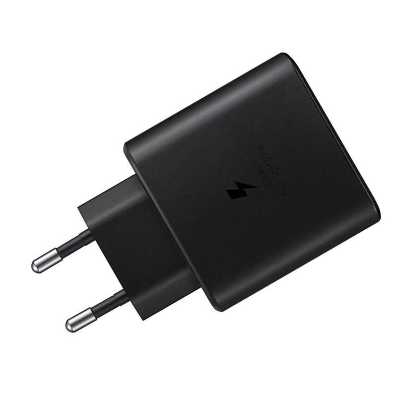 Caricatore USB C 25W Nero Caricabatterie PD Ricarica Ultra Rapida 5V 3A 9V 2,77A