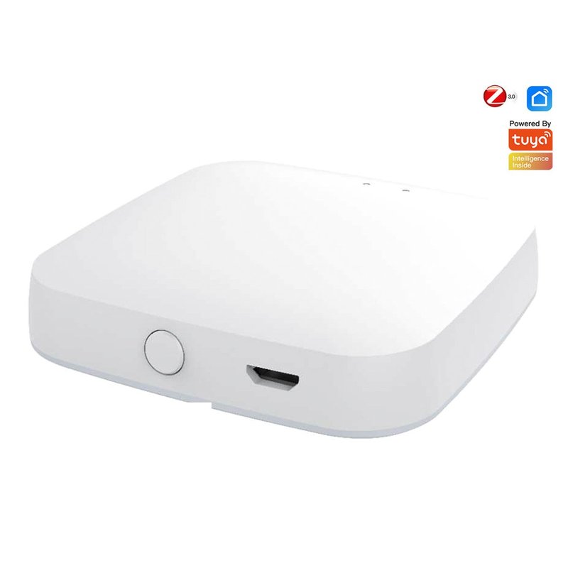 ZigBee 3.0 Gateway Wireless Senza Cavo WiFi ZigBee Hub Bridge APP Tuya Smart Life Collega Fino a 30 Prodotti ZigBee