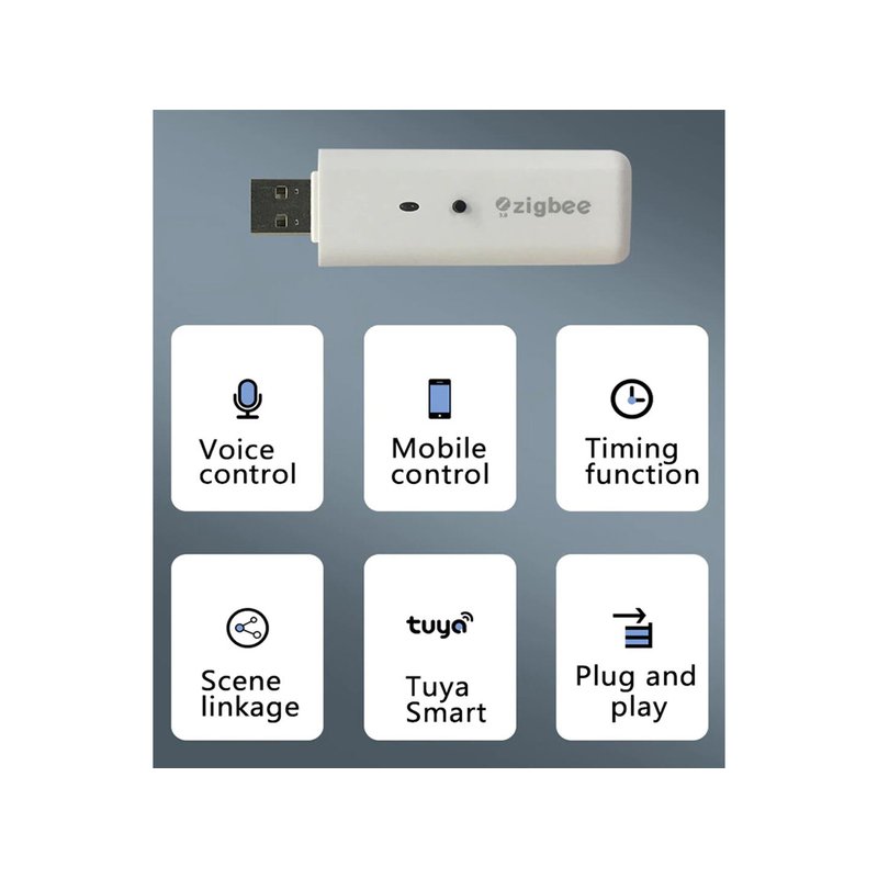 Gateway ZigBee USB Wireless Senza Cavo ZigBee 3.0 Hub Bridge APP Tuya Smart Life