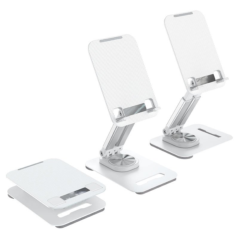 Supporto per Tablet Universale Girevole 360° Bianco