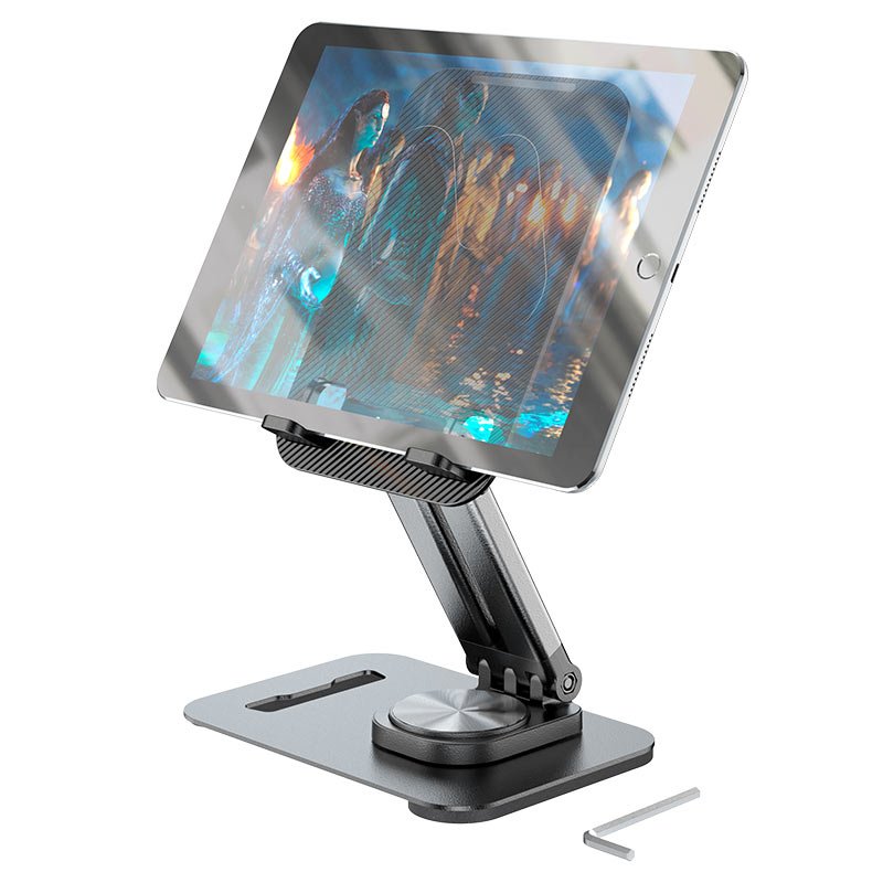 Supporto per Tablet Universale Girevole 360° Nero