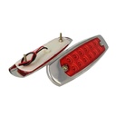 Kit Luci Fanali Rosso 24V 12V Luci Ingombro Cortesia Targa Cupola Cappa Del Camion Bus Barca Furgone