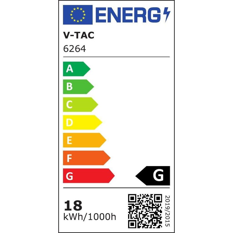 Tubo Led T8 G13 120cm 18W Freddo 6400K 1700lm 95lm/W Alimentazione da Un Lato SKU-216264