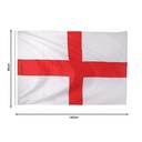 Bandiera Inglese Inghilterra UK GB 145X90cm In Tessuto Poliestere Con Passante Per L'Asta