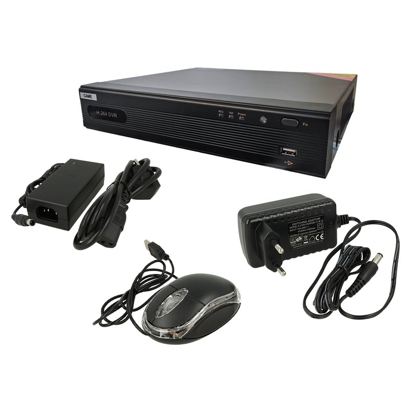 Videoregistratore NVR 8 Canali 3MP 4 Porte PoE Hard Disk HDD 1TB Incluso H.264 CAME XNVR2808PH