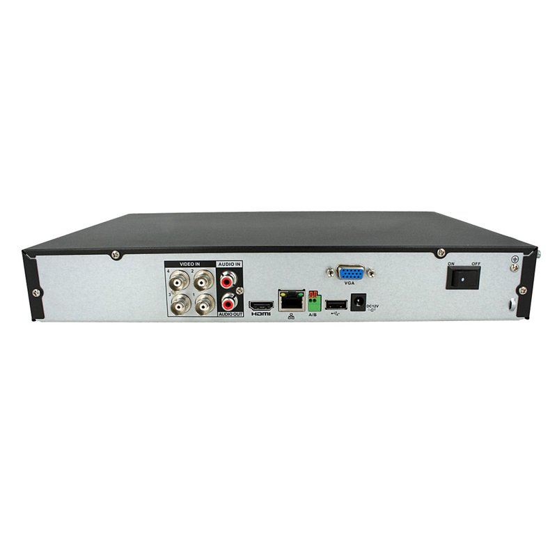 Videoregistratore XVR DVR NVR 4 Canali Penta-brid 4K Compact 1U 4CH@8MP 5 In 1 HDCVI CVBS AHD TVI IP H.265+ P2P DAHUA XVR5104HS-4KL-X