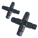 2 Connettore Giunta Di Connessione Forma X IP68 Senza Viti Collegamento Veloce 3 Posti Per Cavo Elettrico 6-12mm 122x30mm