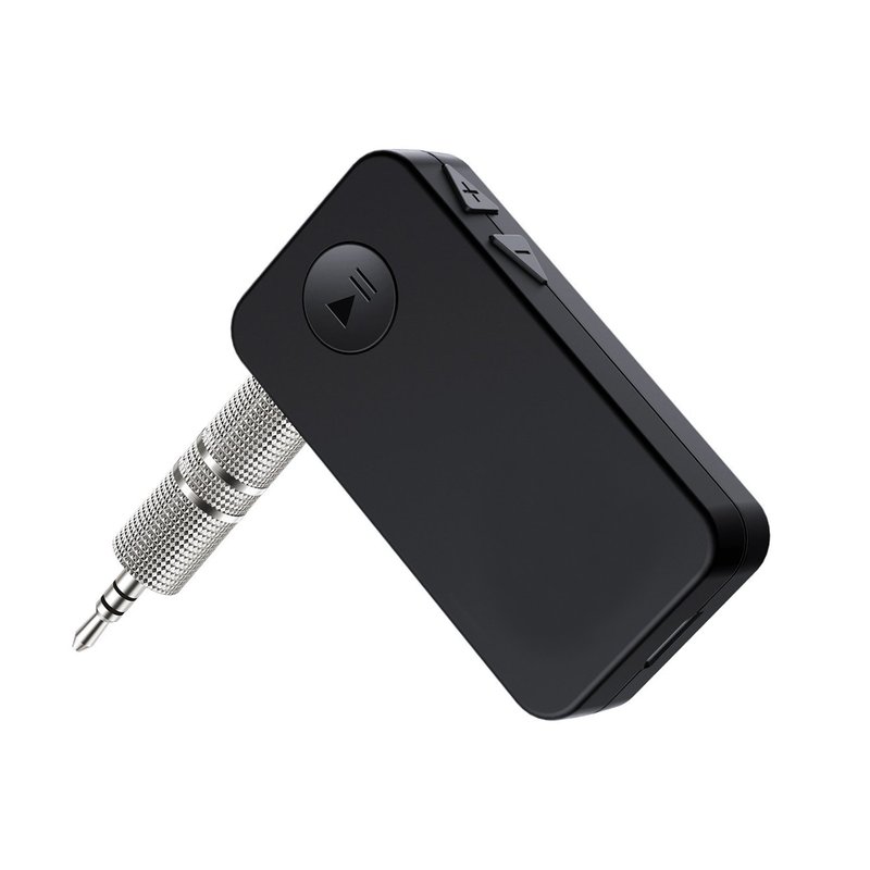 Ricevitore Bluetooth 4.1 Adattatore Wireless Audio Portatile con Microfono Stereo Auto Casa con 3,5 mm AUX