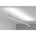 3 Metri Profilo Canalina Barra Alluminio Doppio Illuminazione Da 2 Lati Per Personalizzare Plafoniera Led A Sospensione