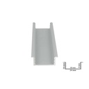 3 Metri Profilo Canalina Barra Alluminio Larga Da Incasso Per Striscia Led Fino A 20mm