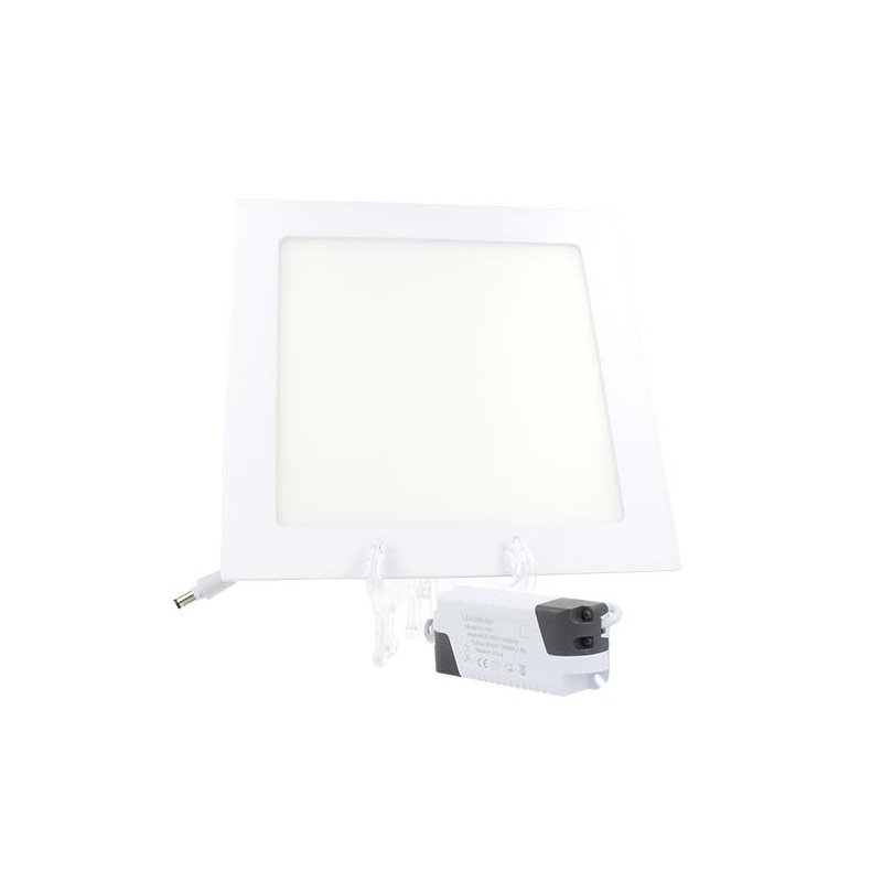 Faretto Pannello Led Da Incasso Quadrato 18W 3000K 225mmx225mm SKU-4869