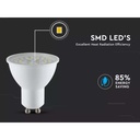 Lampada Led GU10 5W 800LM 220V 110 Gradi Caldo 3000K 160LM/W Massimo Risparmio SKU-2837