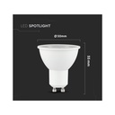 Lampada Led GU10 8W 220V 38 Gradi Freddo 6400K Chip Samsung Garanzia 5 Anni Angolo Stretto SKU-877