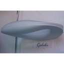 Applique Led Da Parete Ophelia 10W Bianco Caldo Ovale Design Moderna Carcassa Bianca SKU-8307