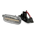 Kit Freccia Laterale a Led Side Marker Lente Trasparente Luce Arancione Per Audi TT A2 8L A3 S3 B5 A4 S4 RS4 A6 S6 C5