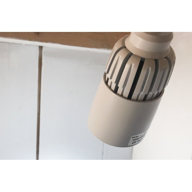 Faro Lampada Led Da Soffitto Parete Muro 10W Bianco Neutro Carcassa Bianca Angolo Luce Regolabile Da 24 a 60 Gradi 220V