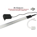 Kit Barra Led Con Sensore Door Apertura Anta 50cm Luce Calda Alimentatore Compreso Per Cucina Sottopensile Mobile ect.