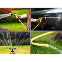 Tubo Irrigazione Retinato 3 Strati Nero Verde 1/2'' 12,5mm 10 Metri Tubo Flessibile da Giardino