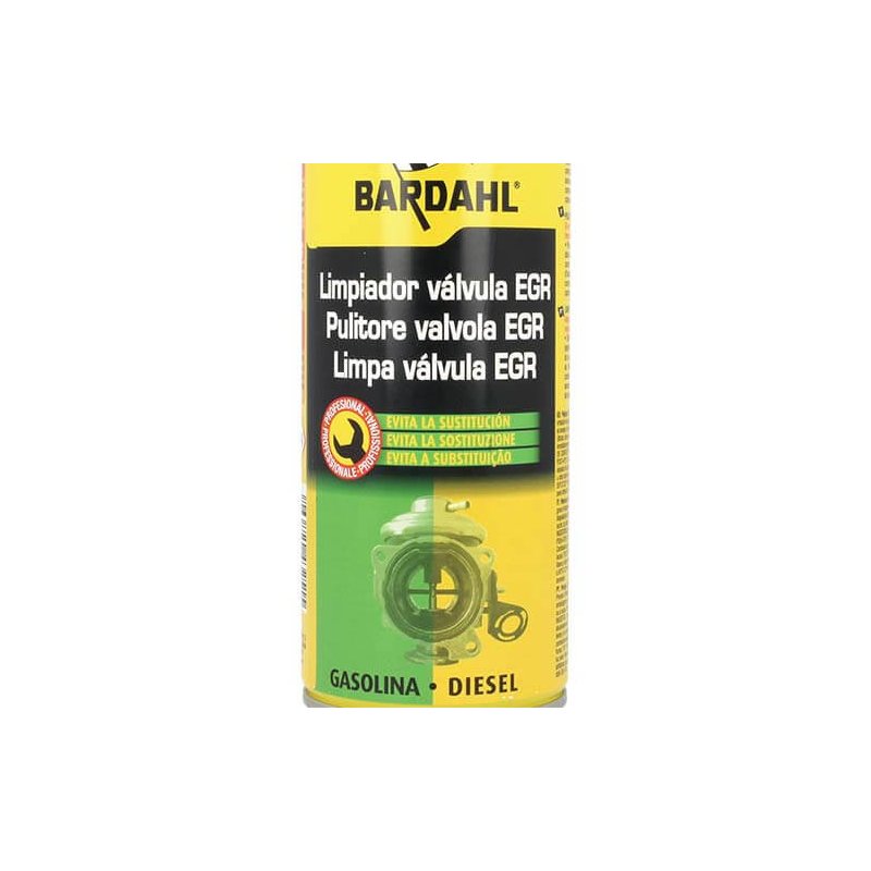 BARDAHL EGR Valve Cleaner Pulitore Valvole EGR Elimina Fuliggini Depositi Carboniosi di Olio Gomme Vernici 400 ML