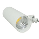 Faro Led Da Binario Trifase 30W 2400LM D53 Carcassa Bianca 3000K CRI 90 UGR 11 Trasformatore Separabile Escluso