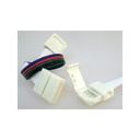 4 PZ Connettore 12mm Per Collegare Due Strip Led Smd RGB 5050 Senza Saldare