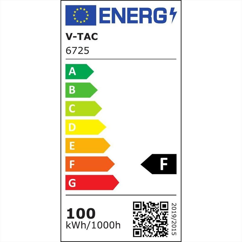 Faro Led Flood Light 100W 8700lm IP65 Slim 270x222x27mm Carcassa Bianca Luce 6400K SKU-6726