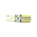 Lampada LED G9 220V 3,5W Bianco Neutro 360 Gradi Con Silicone Diametro Solo 16 mm 64 SMD 3014