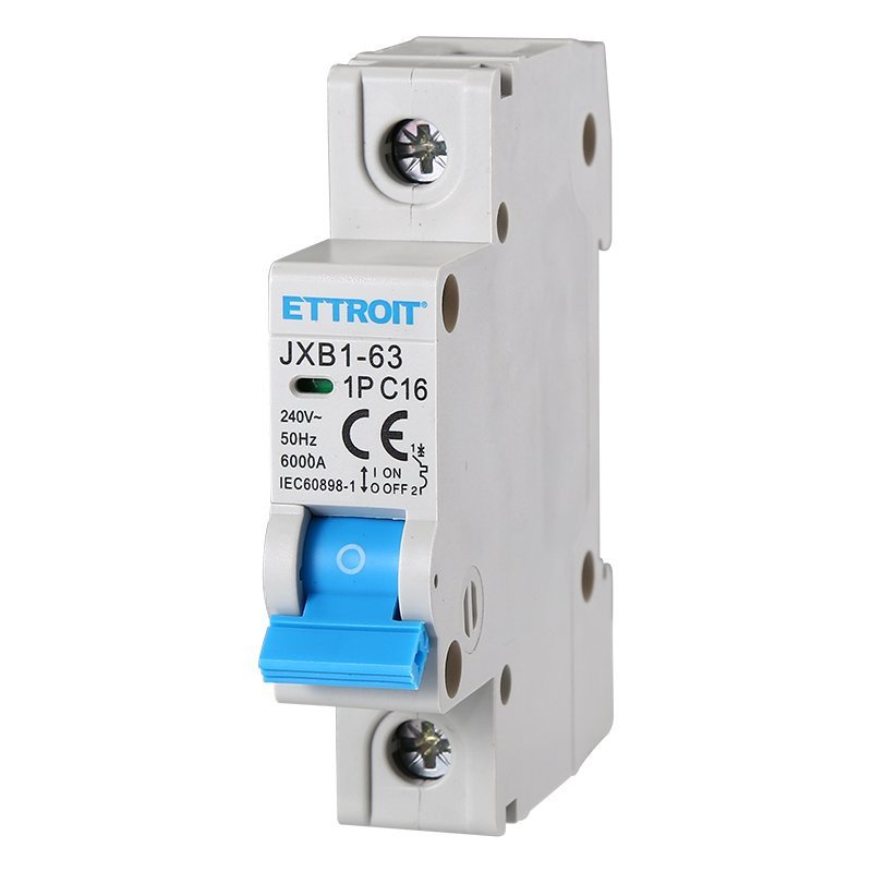 ETTROIT Interruttore Magnetotermico Automatico 1P 16A 6000A 220V Salvavita Stotz Occupa 1 Modulo DIN