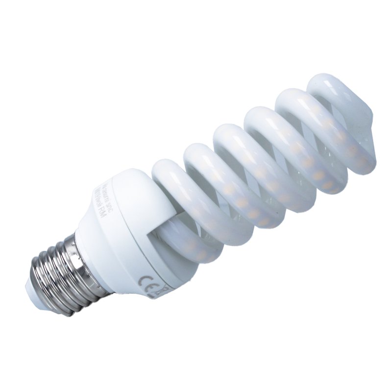 Lampada Led E27 Spirale 18W 1890LM Bianco Freddo 6500K D47X144mm