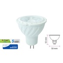 Lampada Led MR16 6,5W 12V 38 Gradi  Bianco Freddo 6400K Con Chip Samsung SKU-209