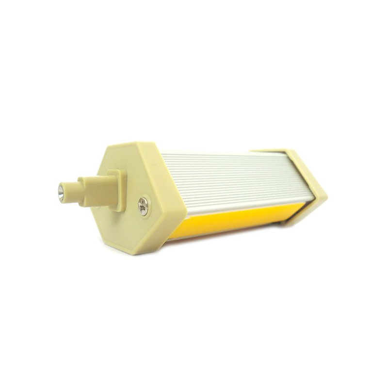 Lampada Led R7S RX7S Lineare Dimmerabile 118mm COB 9W = 90W 220V Bianco Caldo