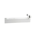 Porta Lampada Plafoniera Per Doppio 2 Tubi Led T8 da 60cm Interno Non Impermeabile IP20