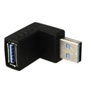 Convertitore Adattatore da USB 3.0 Femmina a USB Maschio Forma L 90 Gradi