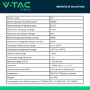 Batteria di Accumulo Per Fotovoltaico, Litio-Ferro-Fosfato LiFePO4, BMS Integrato CEI 0-21, Garanzia 10 Anni (10.24KWh 51.2V 200Ah)