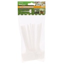 20 Pezzi Eticchette Targhette per Piante Fiori Da Giardino 113mm Bianco