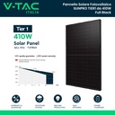 KIT Fotovoltaico Monofase Completo 5KW Con 12 Moduli 410W, Batteria di Accumulo 6.14kWh, Inverter Ibrido 5kW, Quadro AC/DC Monofase 5kW 1 Stringa 1 MPPT