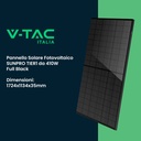 KIT Fotovoltaico Trifase Completo 10KW Con 24 Moduli 410W, Batteria di Accumulo 20kWh, Inverter Trifase Ibrido 10kW, Quadro AC + Quadro DC 10KW da Trifase