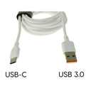 Cavo USB USB C 3A 1,5M Carica Veloce Bianco