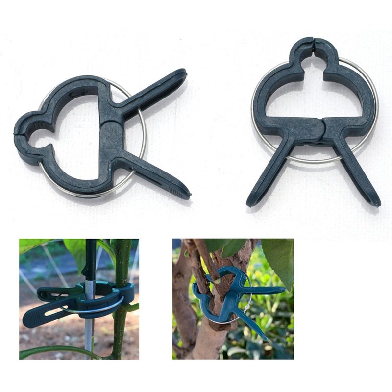 30 Pezzi Clips per Piante Sostegno per Piante Rampicanti Pinze a Morsetti Per Giardino 42mm