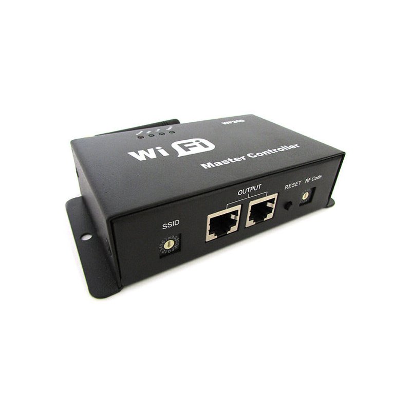 WiFi Multi Point Controller WF200 Master Centralina Madre Wireless Per Led RGB Controllabile Con Iphone Smartphone