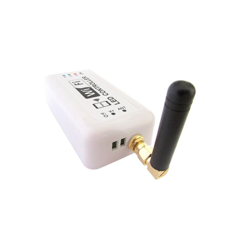 WiFi Mini Centralina Led CCT Dimmer RGB Controller Domotica Con Iphone iOS Smartphone Android 12V 24V 3X4A