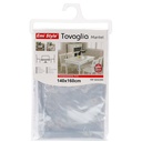 Tovaglia PVC Impermeabile Trasparente Rettangolare 140X160cm