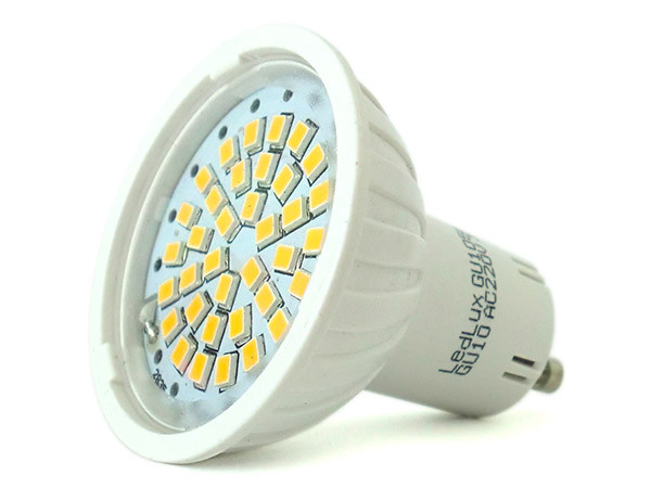 Faretto Lampada LED GU10 3,5W = 30W 220V Bianco Caldo 36 SMD 2835