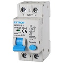 ETTROIT Interruttore Magnetotermico Differenziale 1P+N 6A 4.5kA 30mA 220V Occupa 2 Moduli DIN