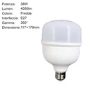 Lampada A Led E27 Globo 38W 4050LM Bianco Freddo 6500K 117X179mm