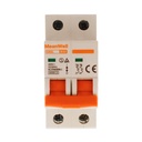 MeanWell MCB Interruttore Magnetotermico Automatico Curva B 2P 2M 6000A B32A AC 400V IP20 IEC60898-1