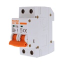 MeanWell MCB Interruttore Magnetotermico Automatico Curva C 2P 2M 6000A C16A AC 400V IP20 IEC60898-1